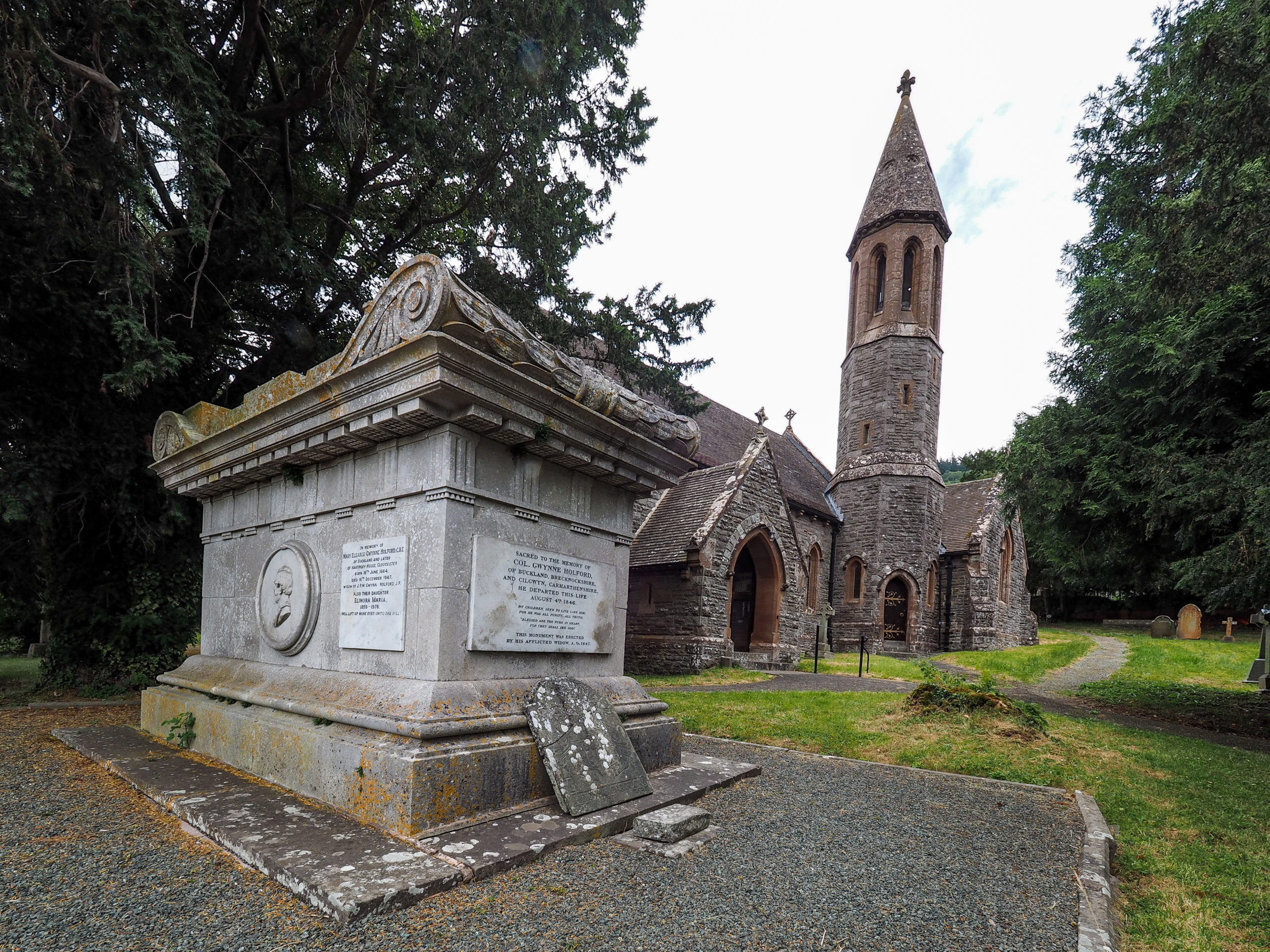Holford Tomb at Llansantffraed church