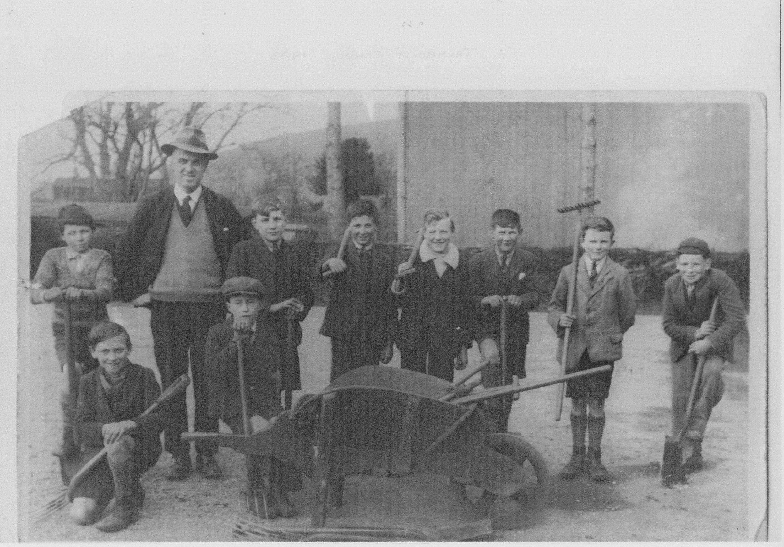 Talybont School Gardening 1932