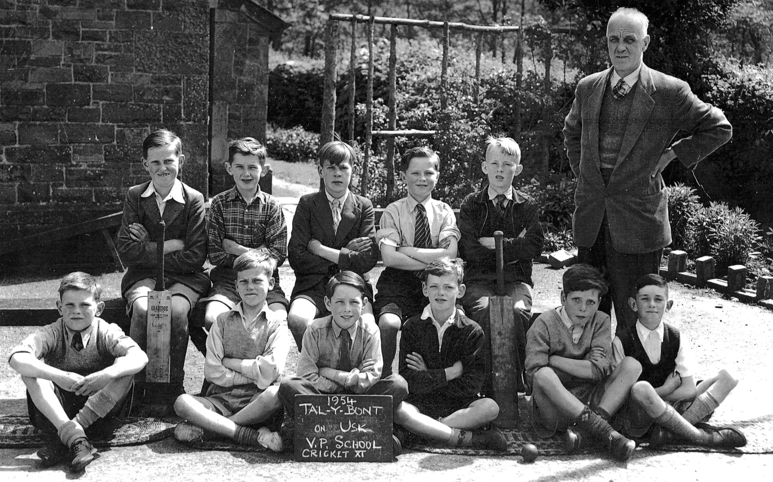 Talybont School Cricket team 1954