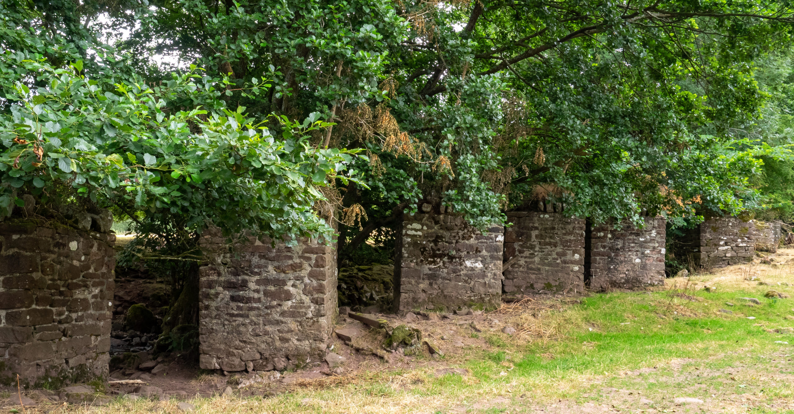 Tank traps at north end of reservoir