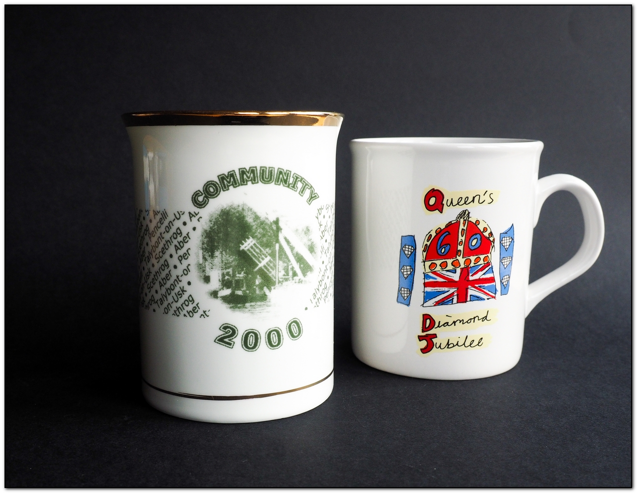 Milennium and Golden Jubilee Mugs