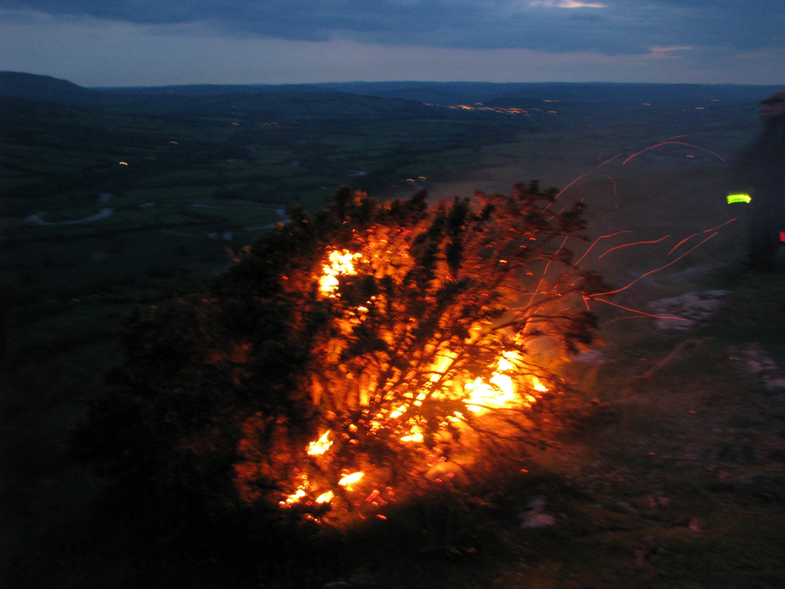 A mysterious gorse beacon on the Allt 4th June 2012