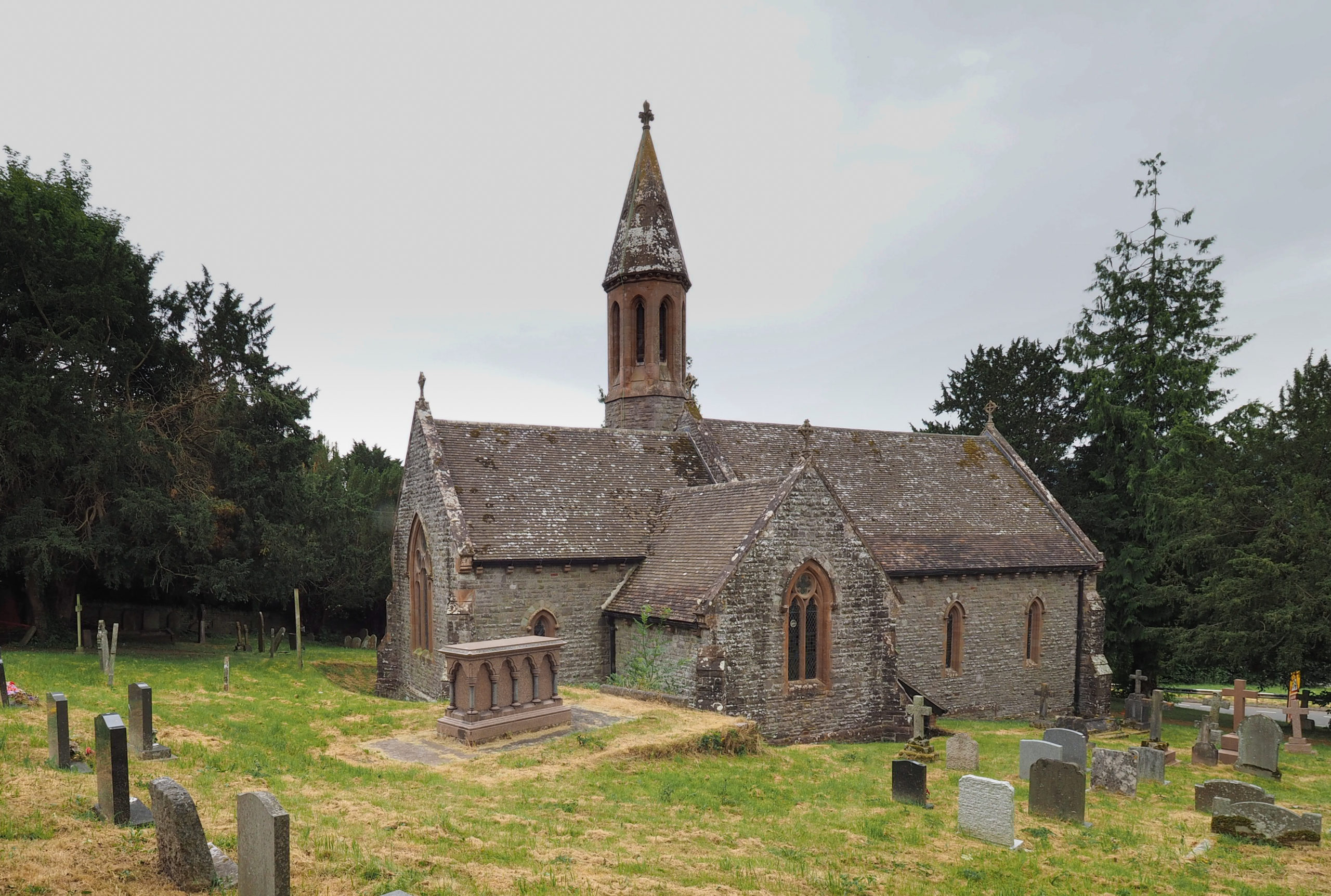 Llansantffraed church