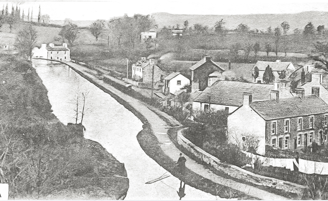 View of Talybont from the canal 1930's