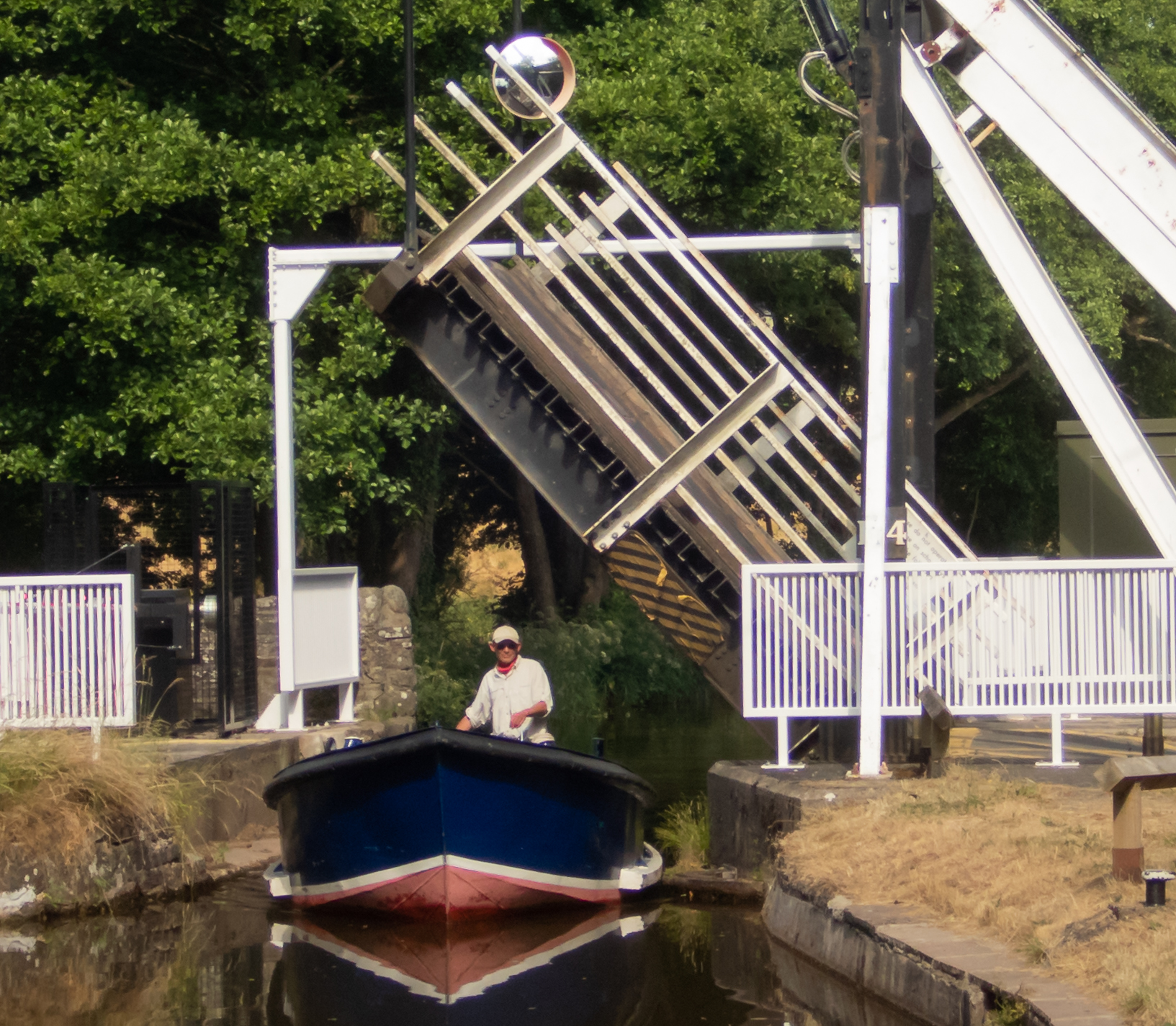 Canal drawbridge at Talybont 2018
