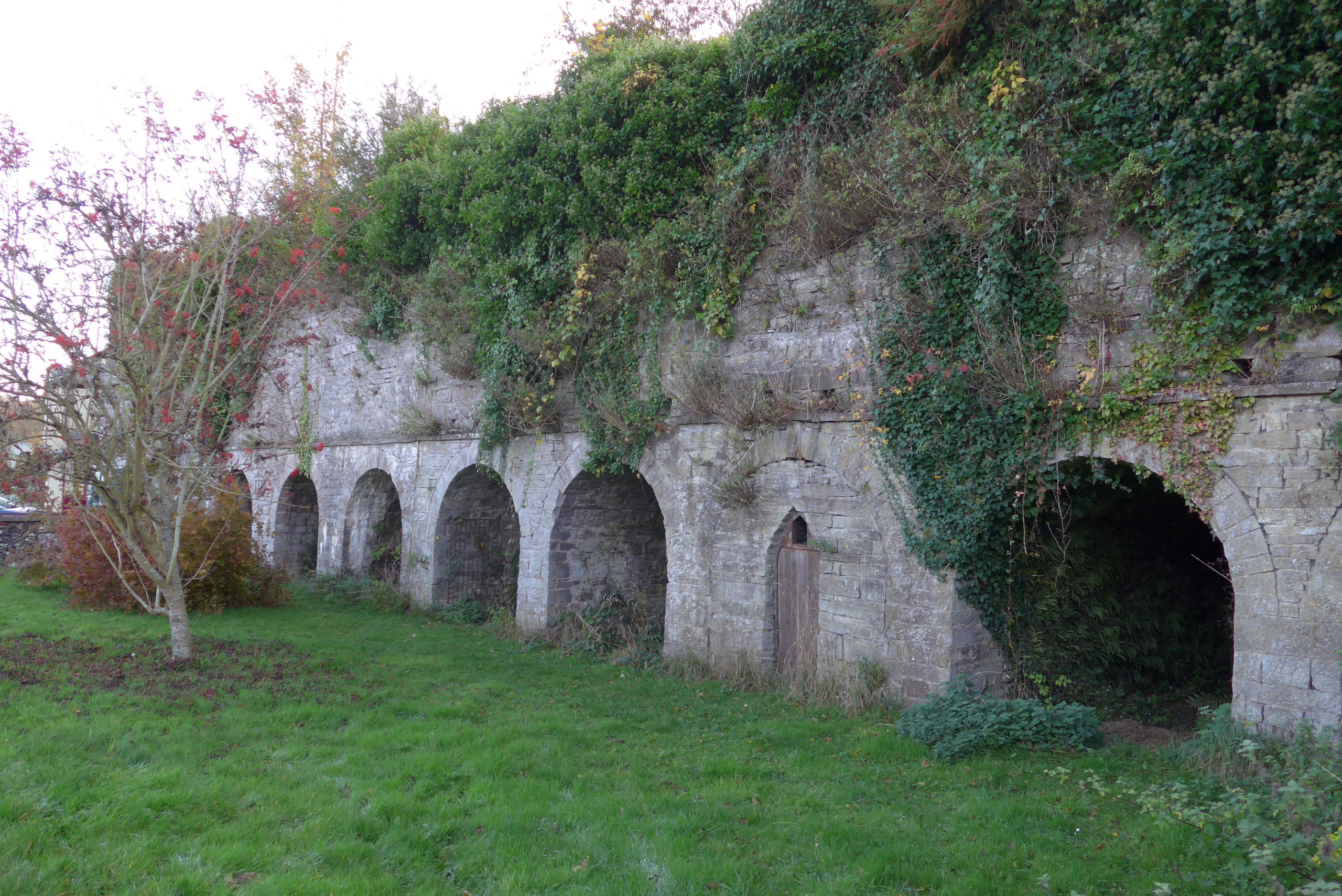 The lime kilns at Brynhyfryd