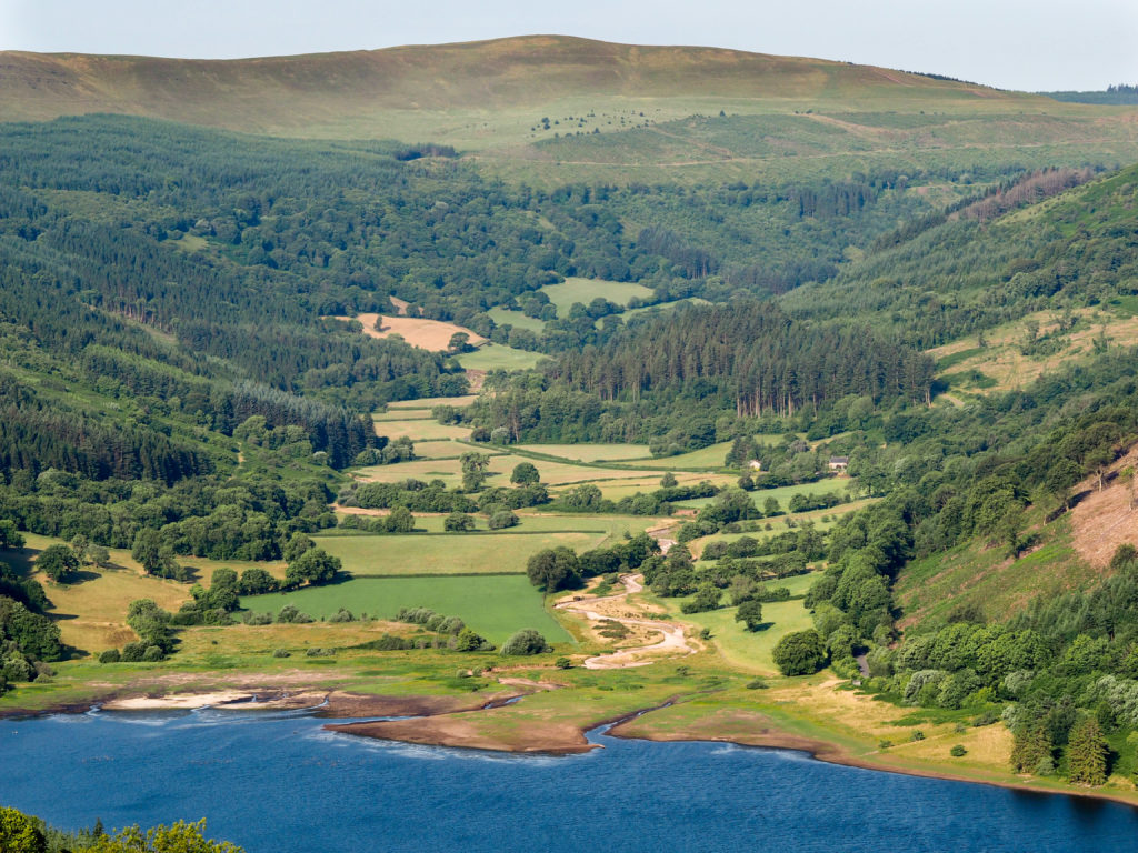 Landscape Talybont On Usk