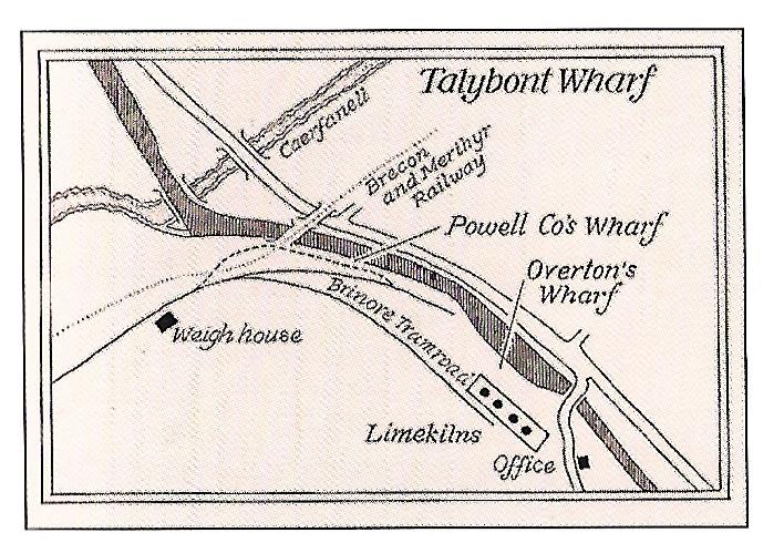 Map of the canal wharf C1820