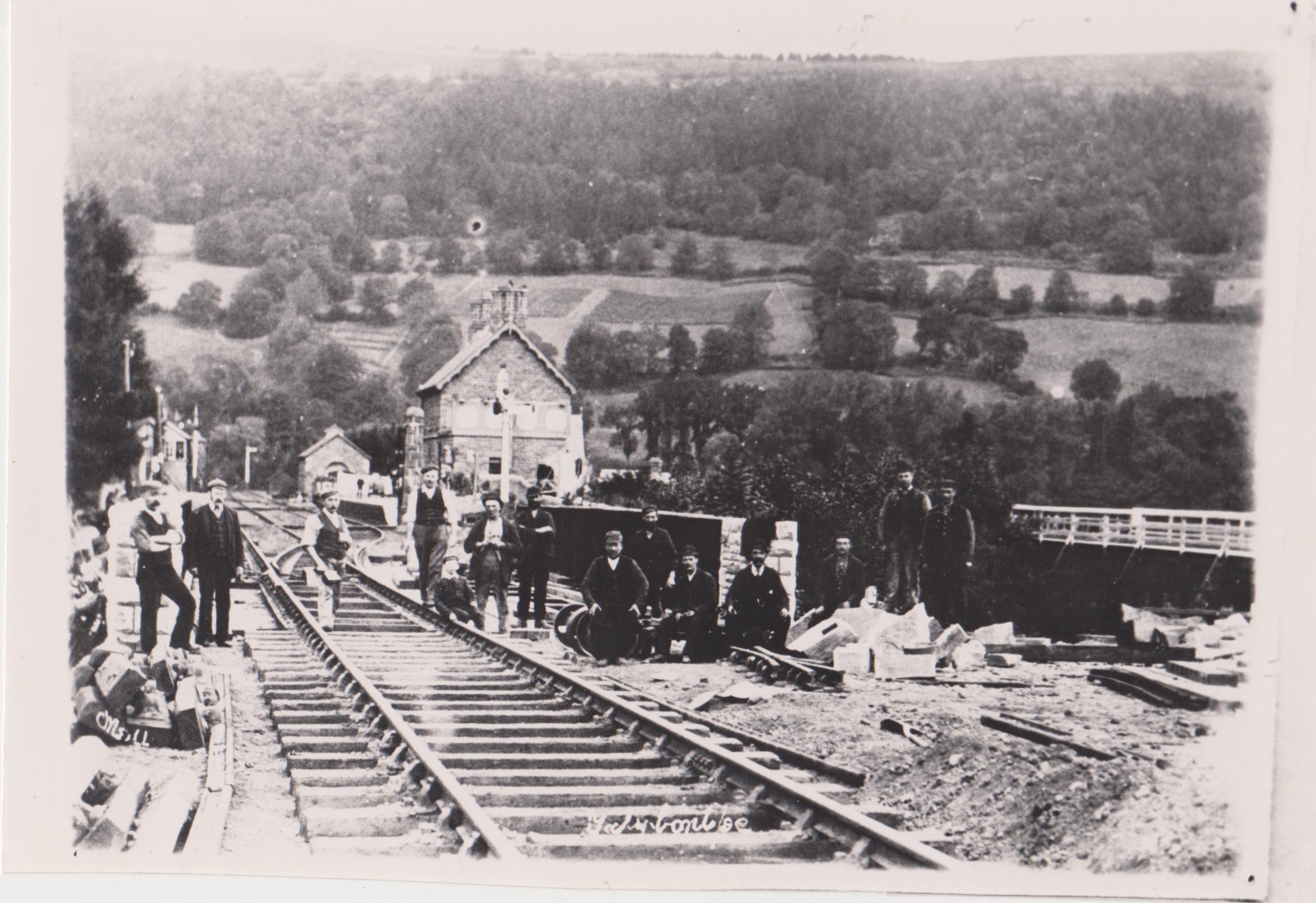 Gangers near Talybont Station