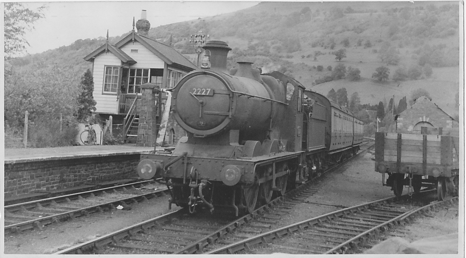 Passenger Train Talybont Station