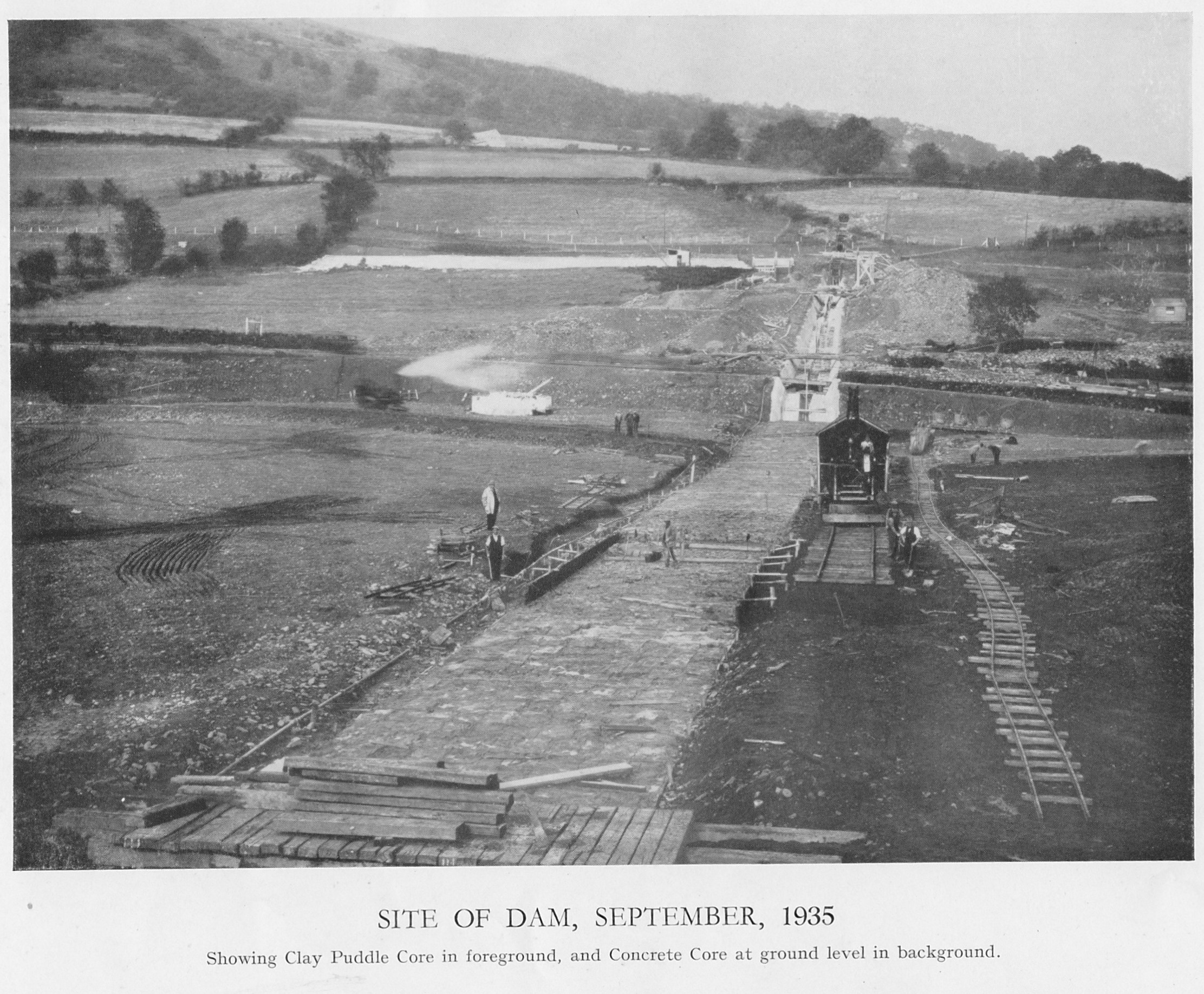 Rerservior site of dam 1935
