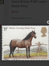 Criban Pony stamp