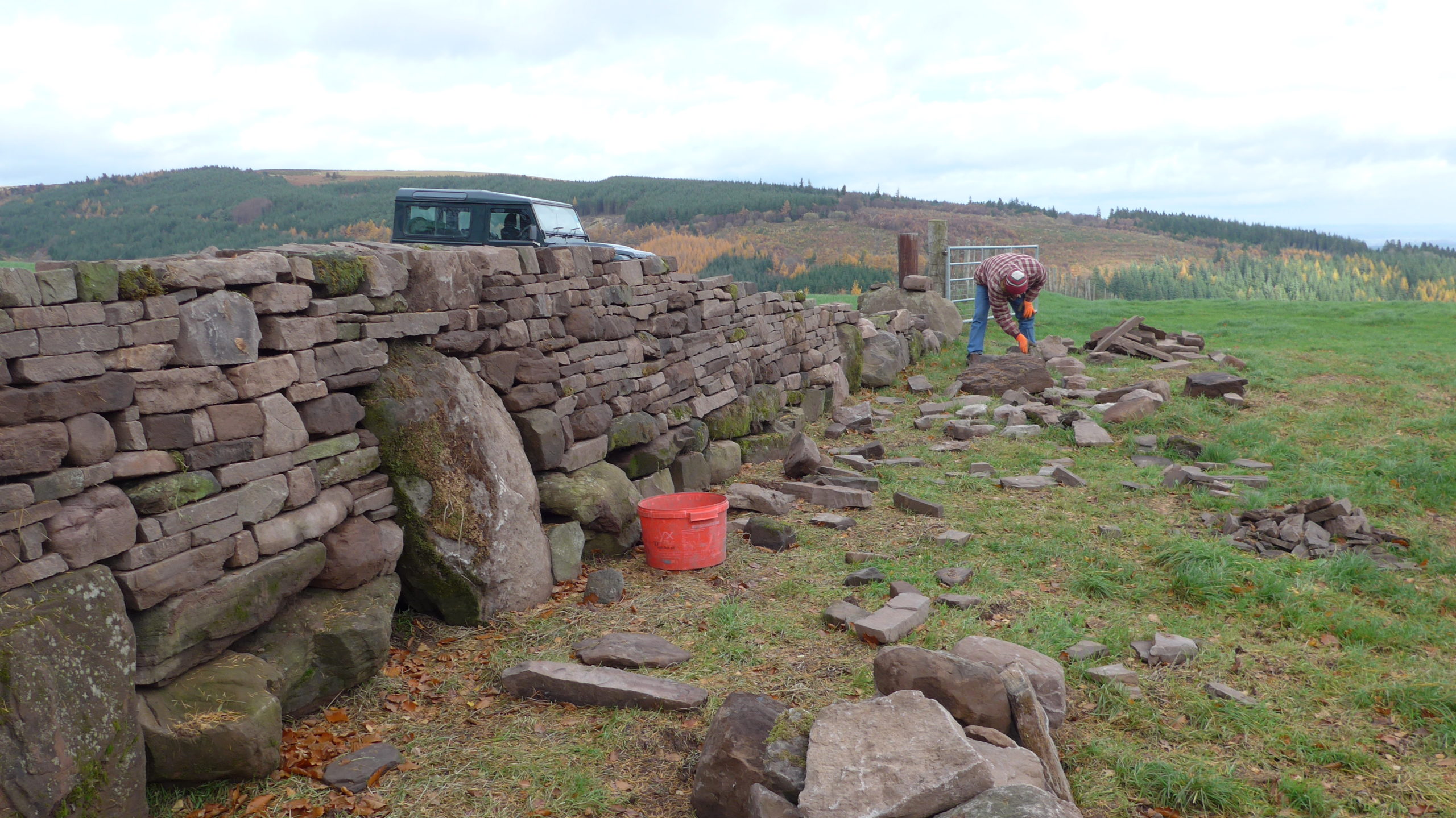 Dry Stone walling 2018